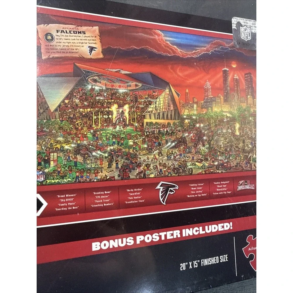 Atlanta Falcons 500‎ Piece Puzzle 20 X 15